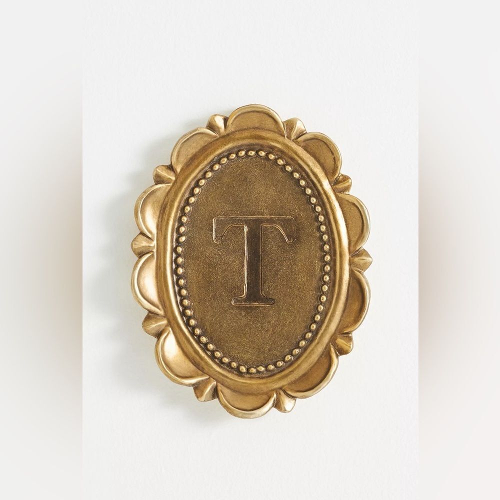New Anthropologie Louisa Monogram Gallery Wall Charm One Size